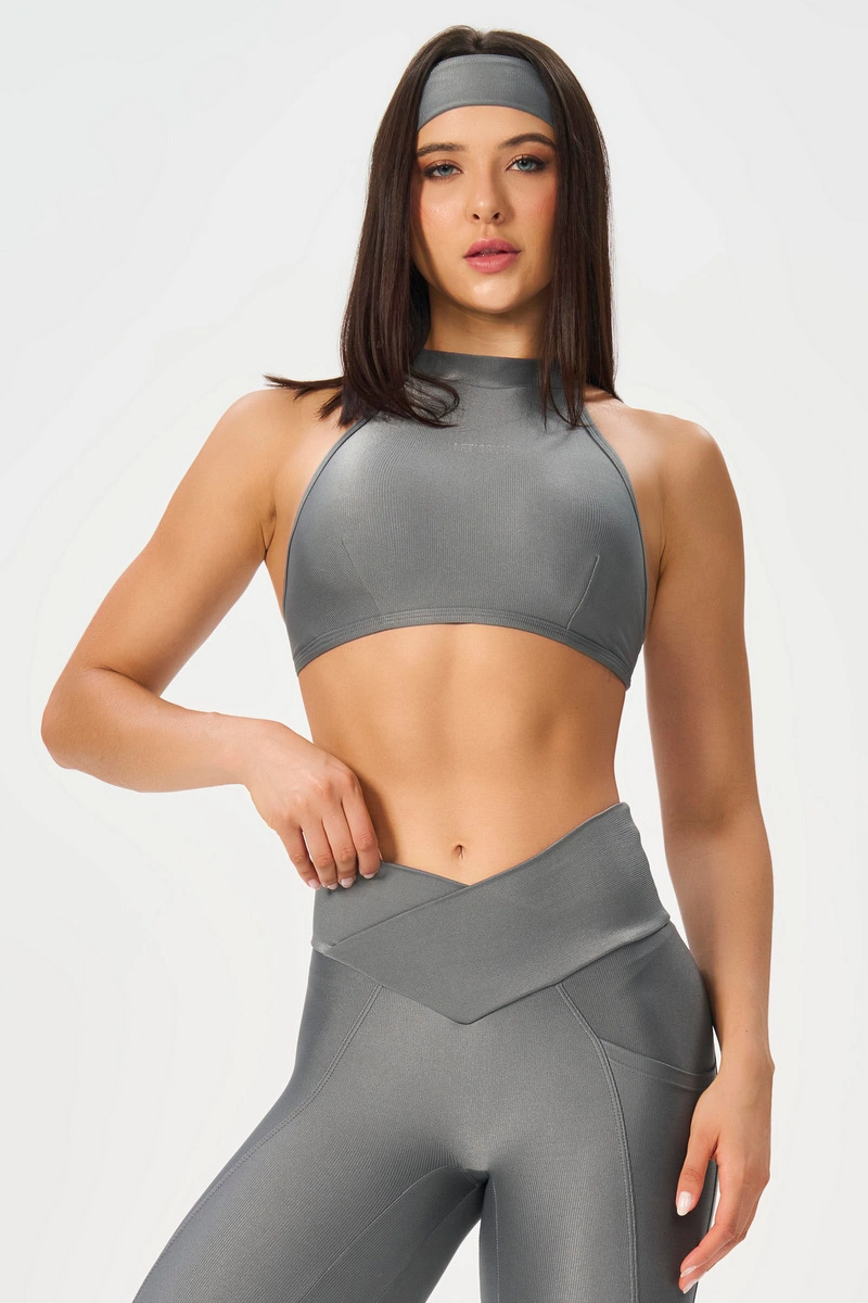 Lets Gym - Top Bright Form Grey - 3207GR