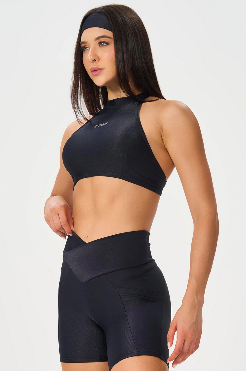 Lets Gym - Top Bright Form Preto - 3207PT