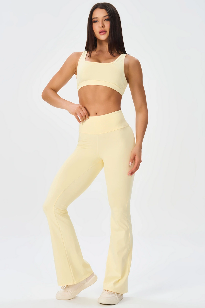 Lets Gym - Top Matte Form Butter Yellow - 3228AMT