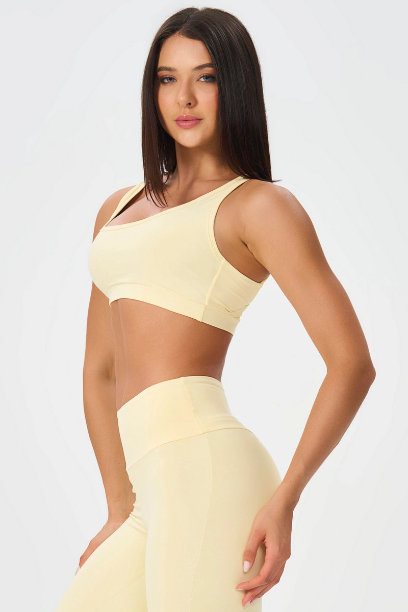 Lets Gym - Top Matte Form Butter Yellow - 3228AMT