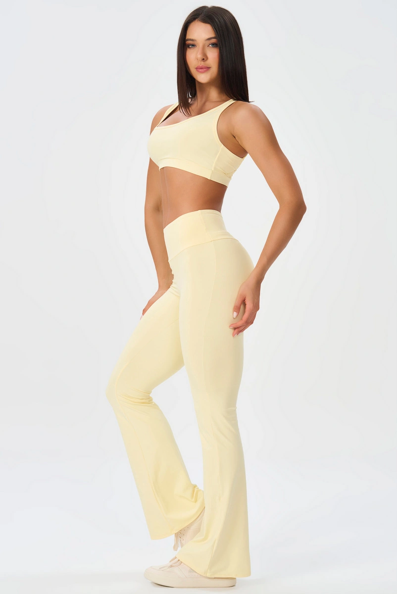 Lets Gym - Top Matte Form Butter Yellow - 3228AMT