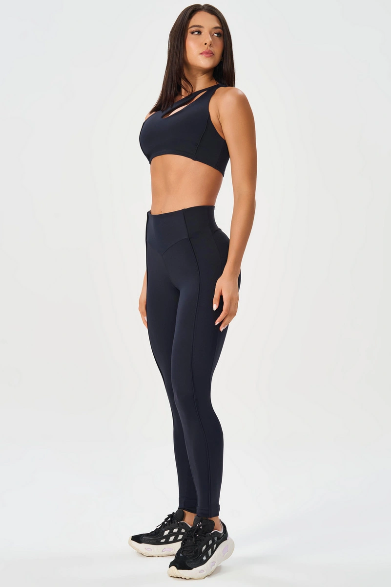 Lets Gym - Top One Ttank Black - 3258PT