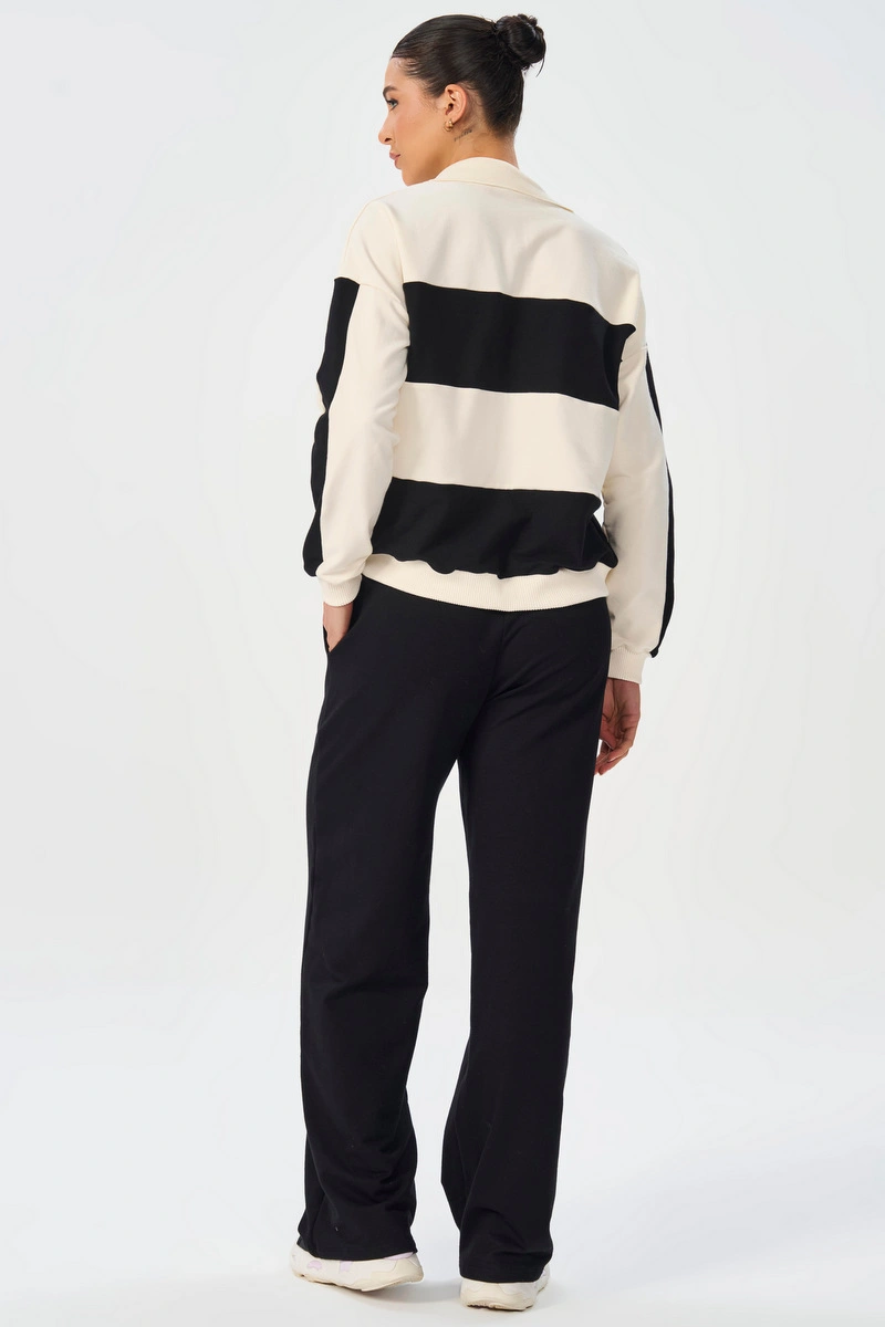 Lets Gym - Urban Ease Black Wide-Leg Pants - 3263PT