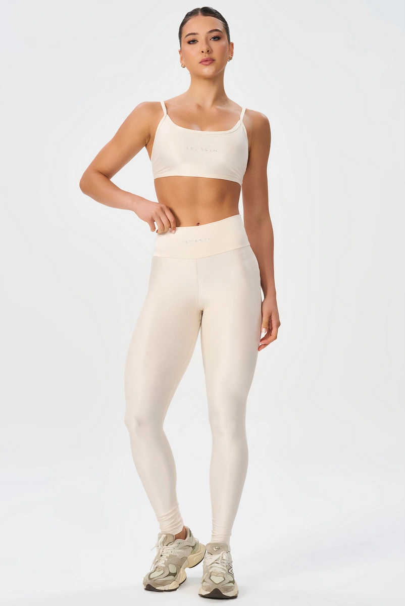 Lets Gym - Top New Minimal Glow Off White - 3283OFW