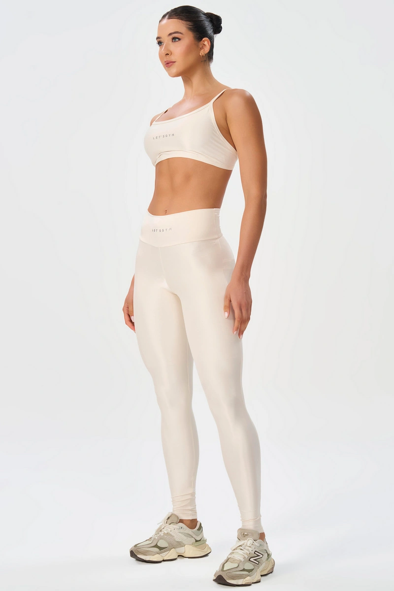 Lets Gym - Top New Minimal Glow Off White - 3283OFW