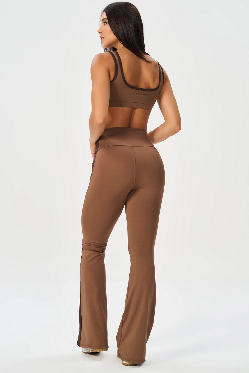 Lets Gym - Flare Deep Form Marrom - 3298MR
