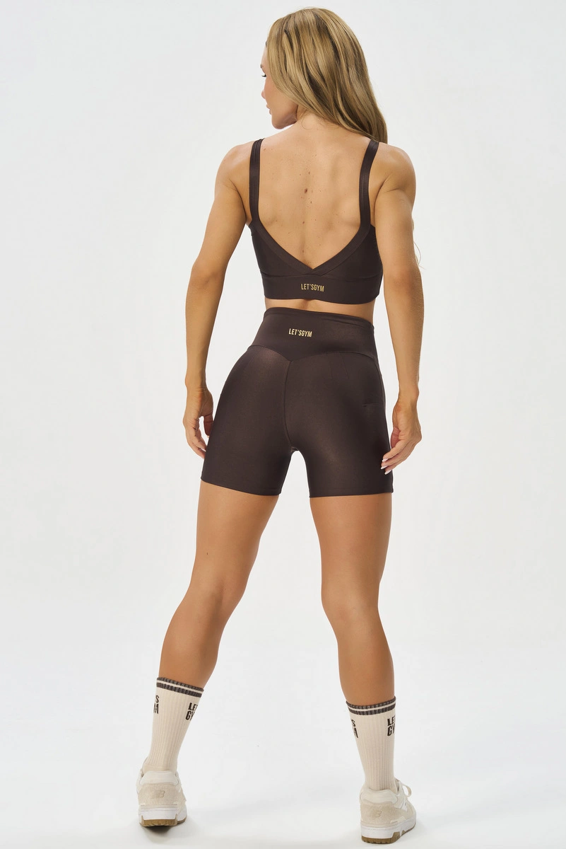 Lets Gym - Short New Bright Coffee - 3315CF