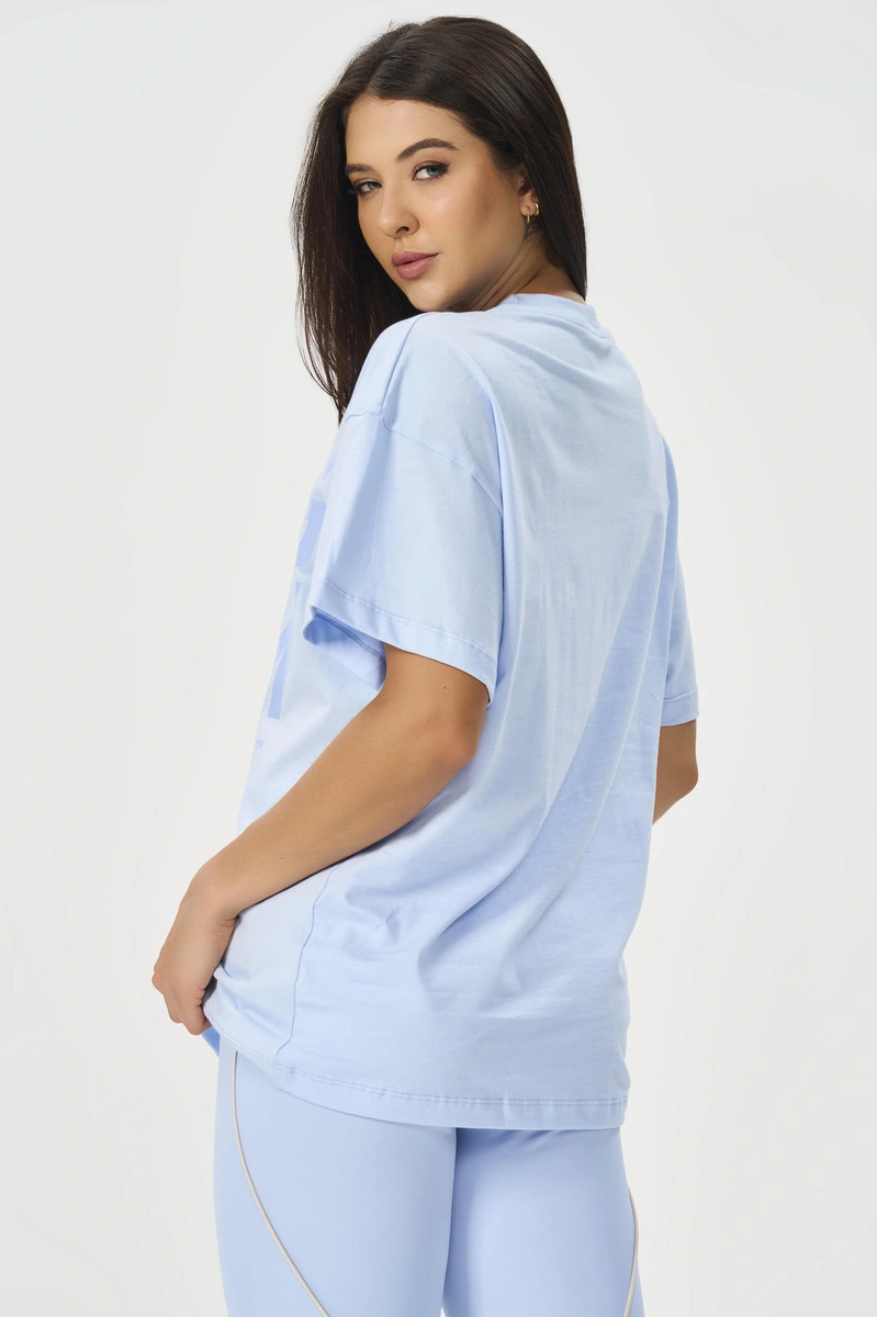 Lets Gym - Letsgym Glow Serenity Oversized T-Shirt - 3320SR