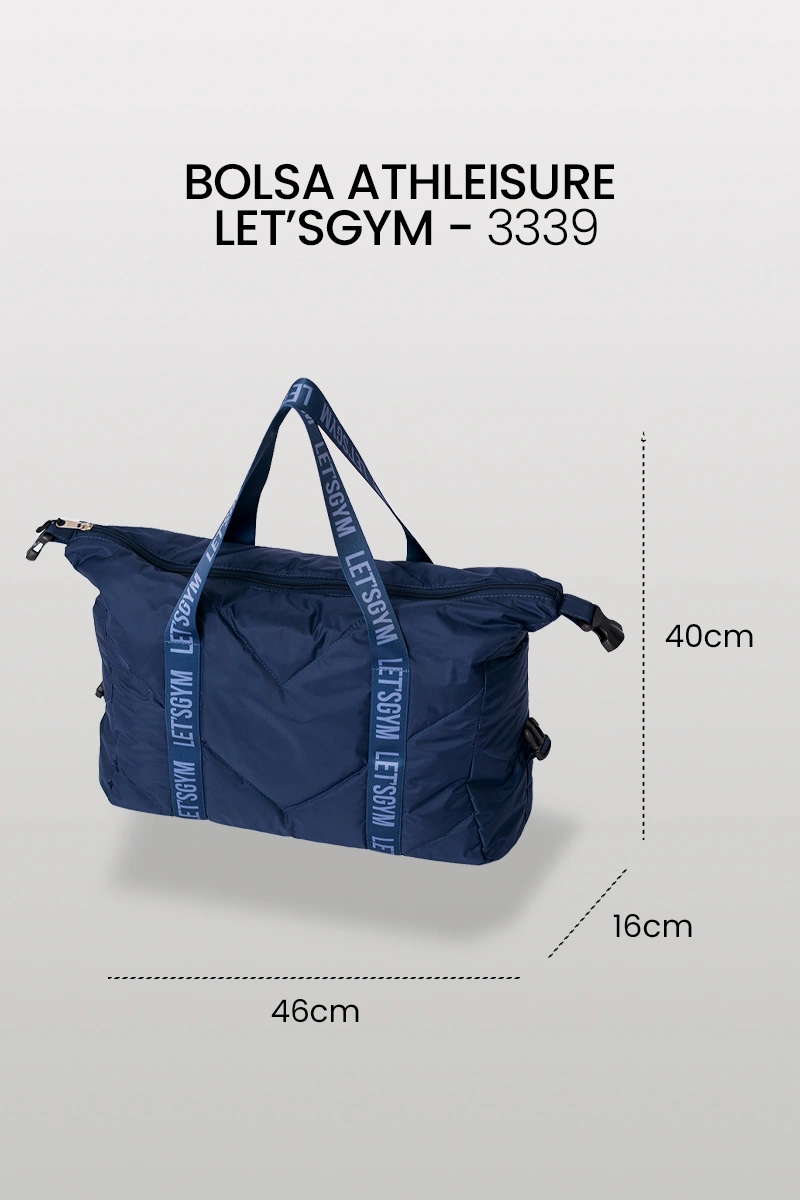 Lets Gym - Bolsa Athleisure Letsgym Preta - 3339PT
