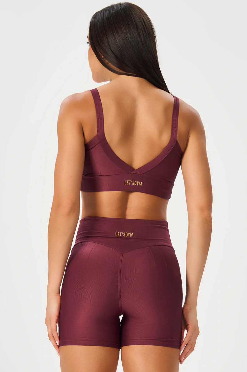 Lets Gym - Short New Bright Burgundy - 3315BG