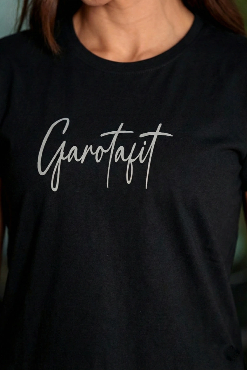 Garotafit - Tshirt Kith Preta - BL242A