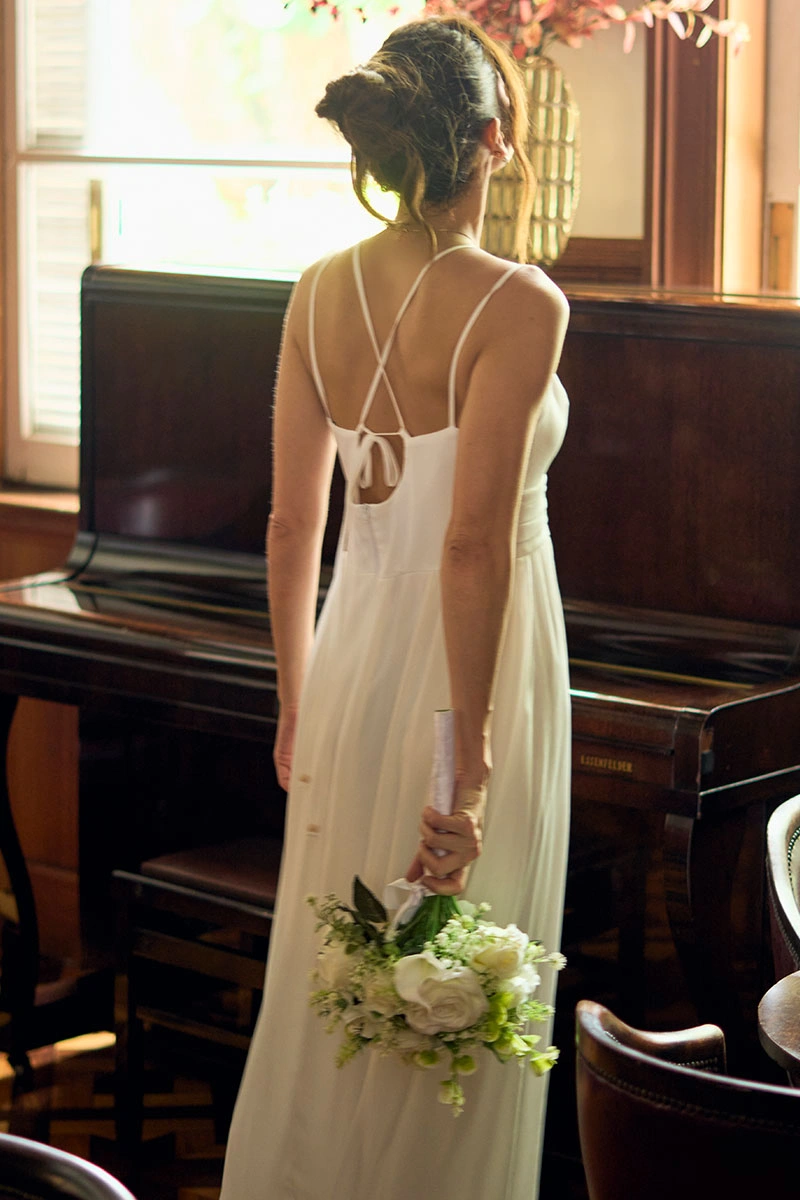 Miss Misses - Vestido Antonella Off White - 54755030