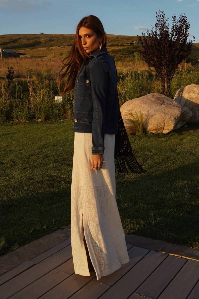 Hidrogênio - JACKET WITH DENIM COLLAR - 20645042