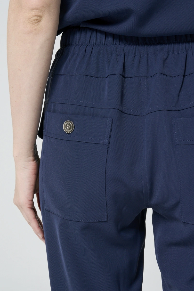 Hidrogênio - LARISSA NAVY JOGGER PANTS WITH LAPELS - 20505004