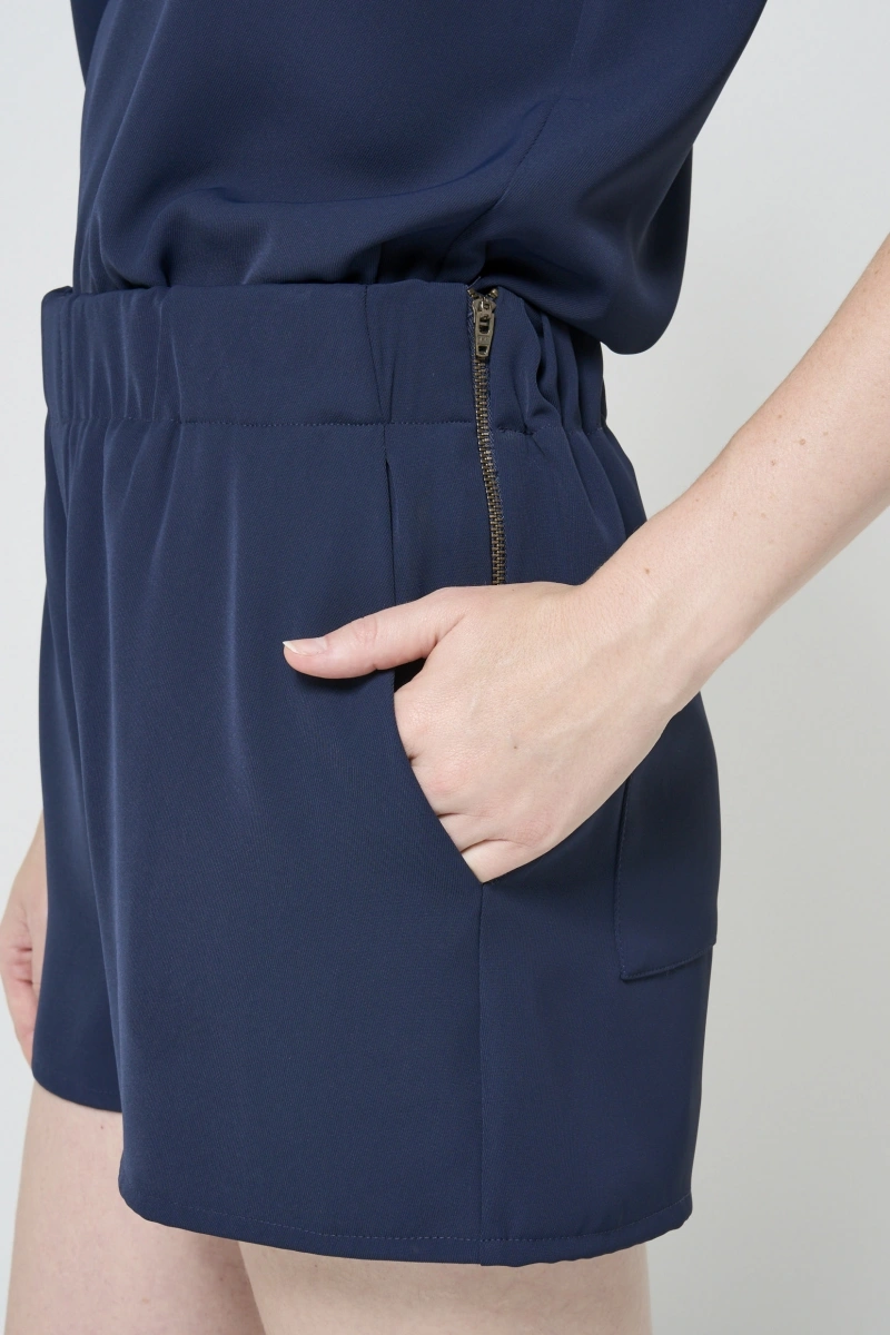 Hidrogênio - SHORTS FORRADO C/ ELÁSTICO MARINHO - 20462004