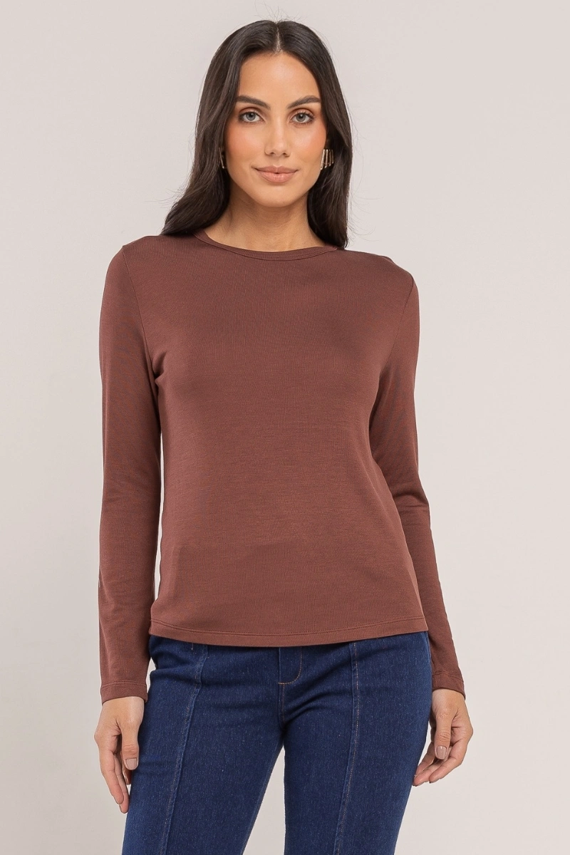 Hidrogênio - Nutella Round Neck Knit Blouse - 20686276