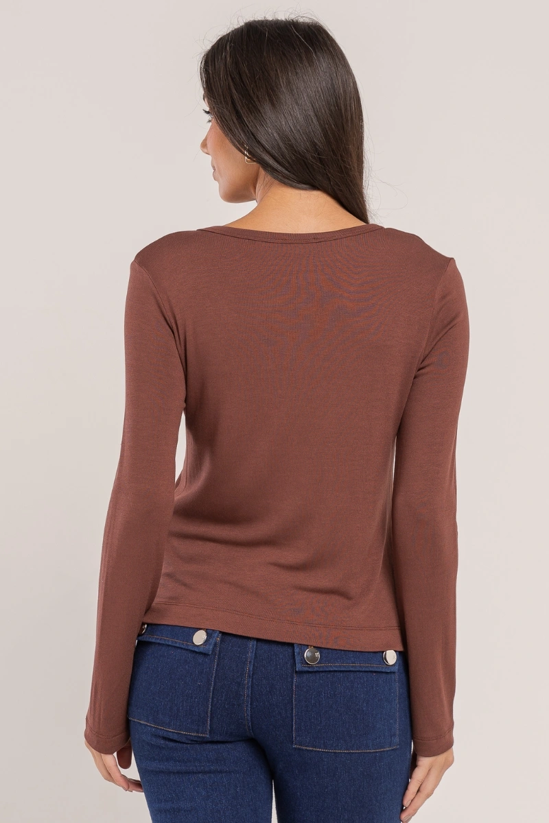 Hidrogênio - Nutella Round Neck Knit Blouse - 20686276