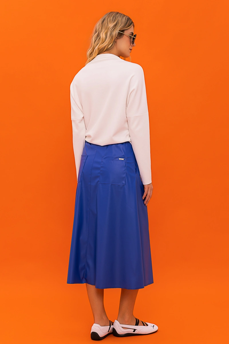 Hidrogênio - Royal PU Elastic Skirt - 20548054