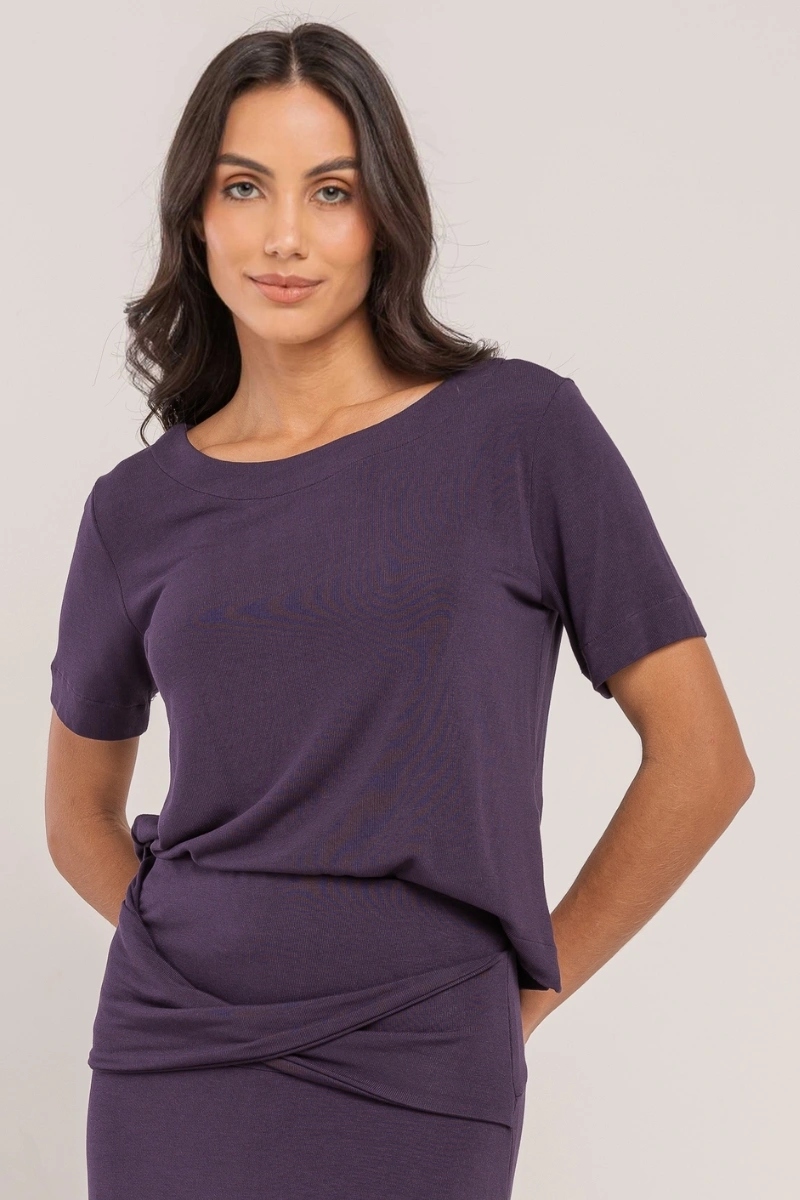 Hidrogênio - BLUSA BATEAU MARINHO - 20637004