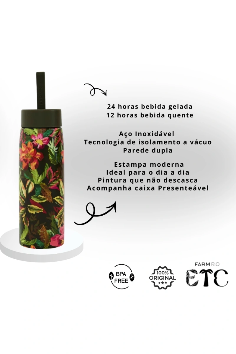 FARM - FARM THERMAL BOTTLE THAT THIRST 750ML PAINTED - 78330674
