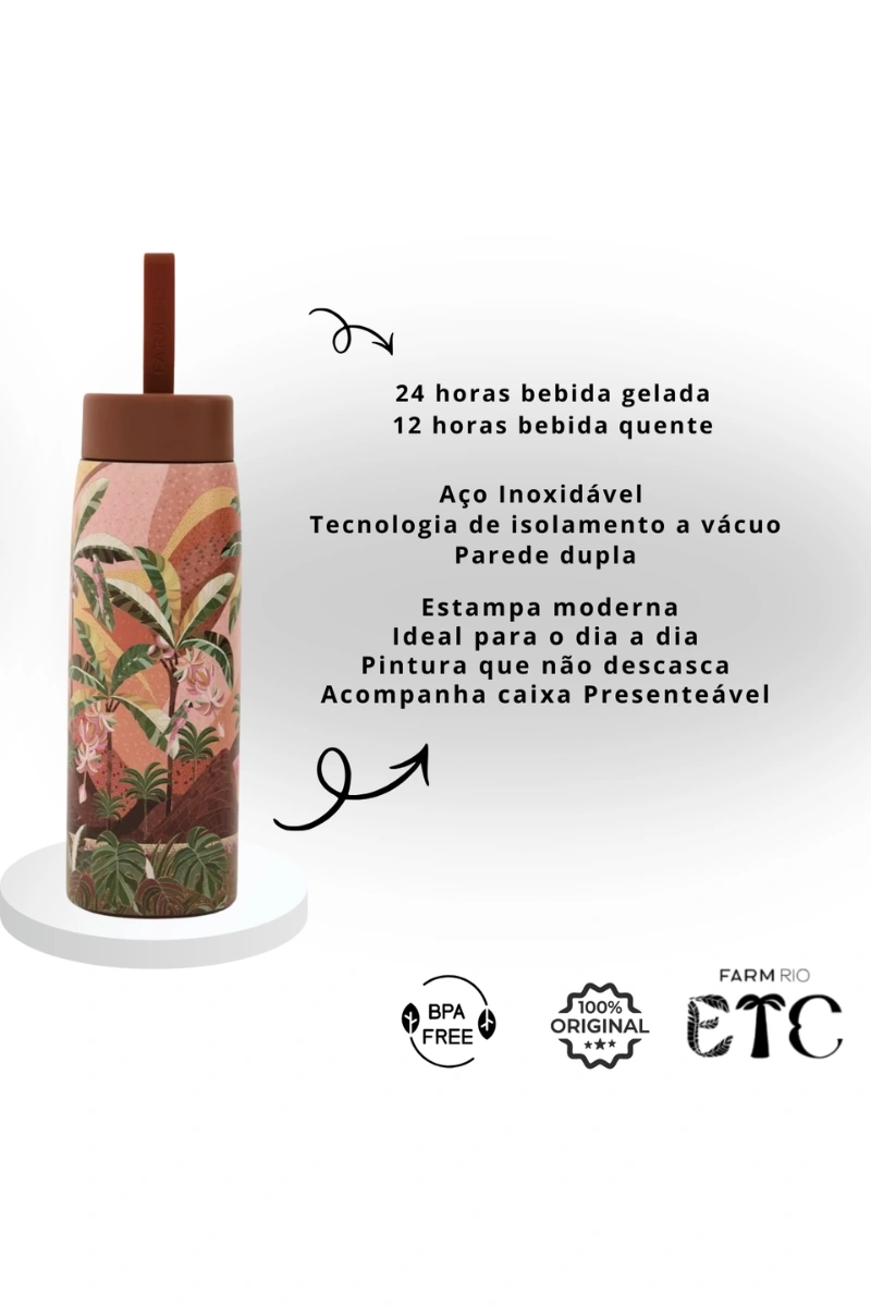 FARM - FARM THERMAL BOTTLE THAT THIRST 750ML SAFARI - 78331574