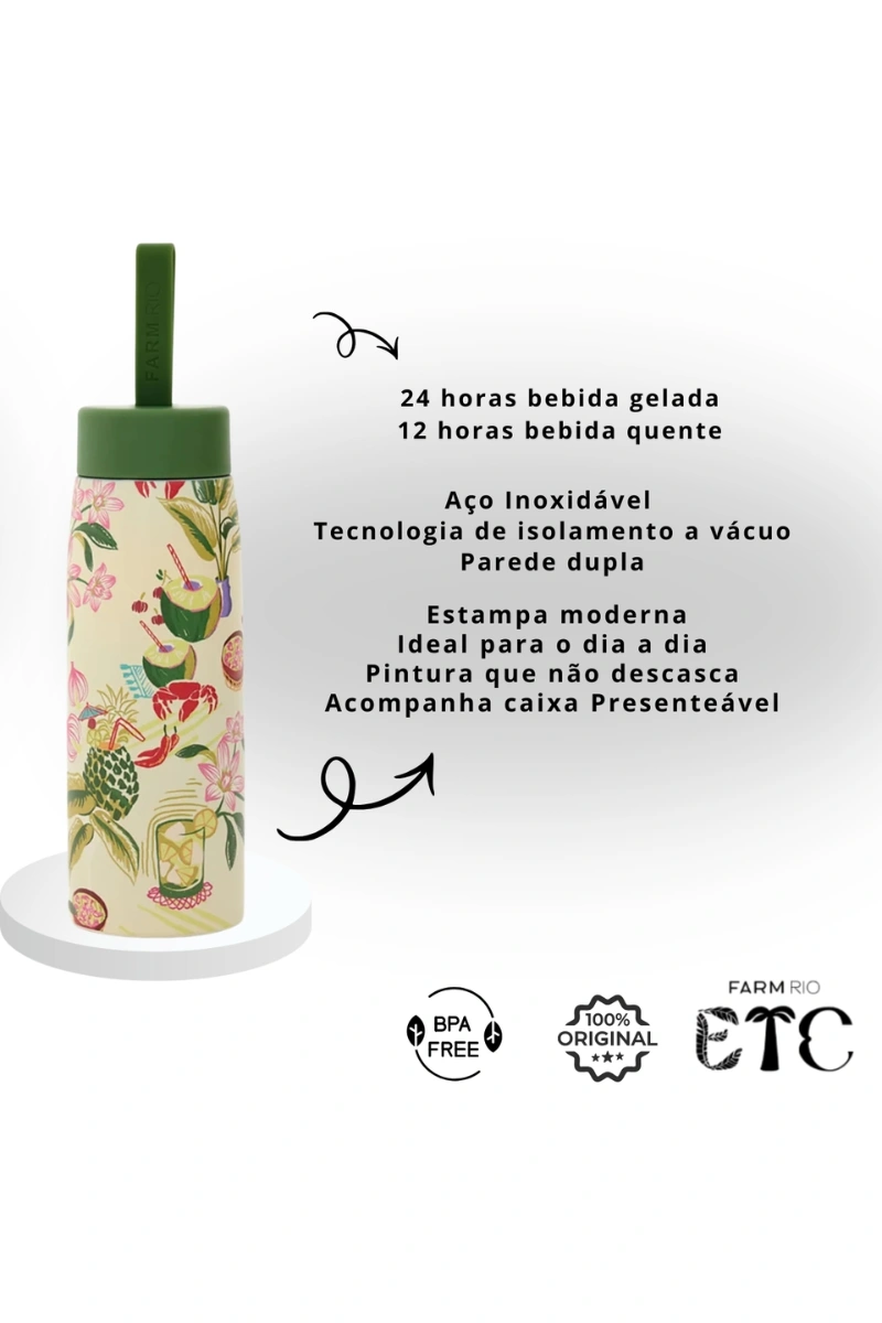 FARM - FARM THERMAL BOTTLE THAT THIRST 500ML BEACH FOOD - 78330873