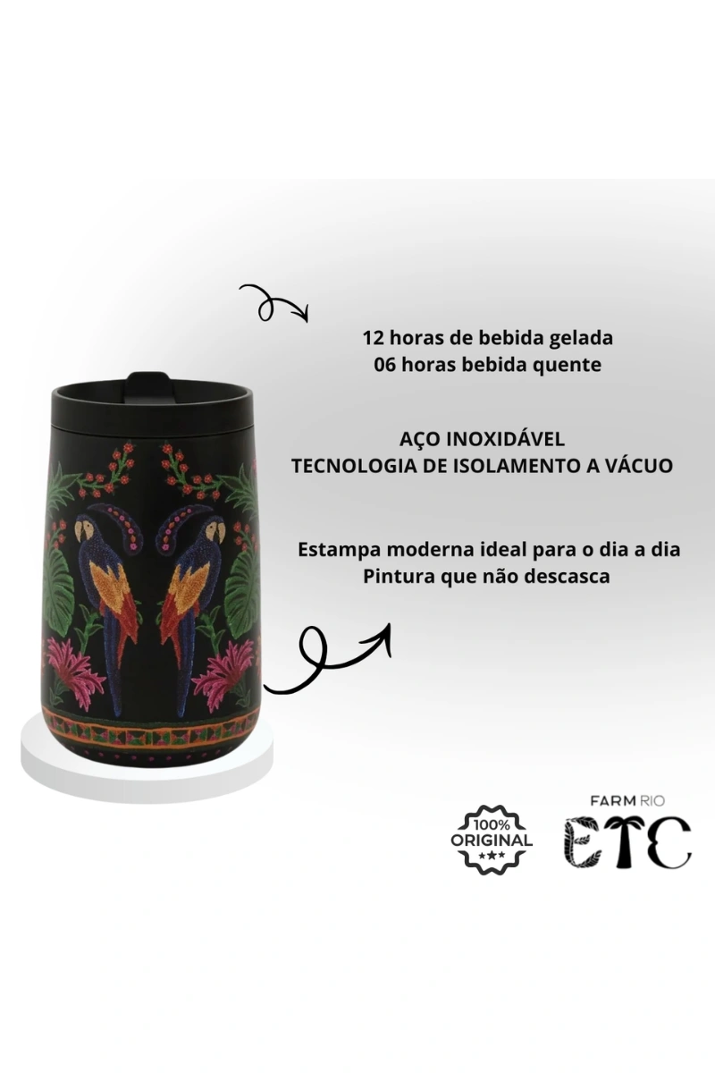 FARM - FARM TAPECARIA THERMAL CUP 450ML - 78331453