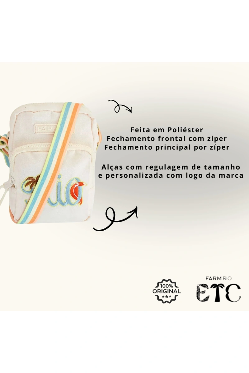 FARM - FARM GEMA RIO TIPOGRAFIC BAG - 78330955