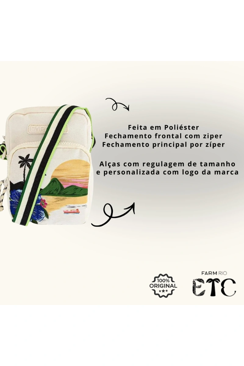 FARM - FARM GEMA OASIS LATINO BAG - 78330755