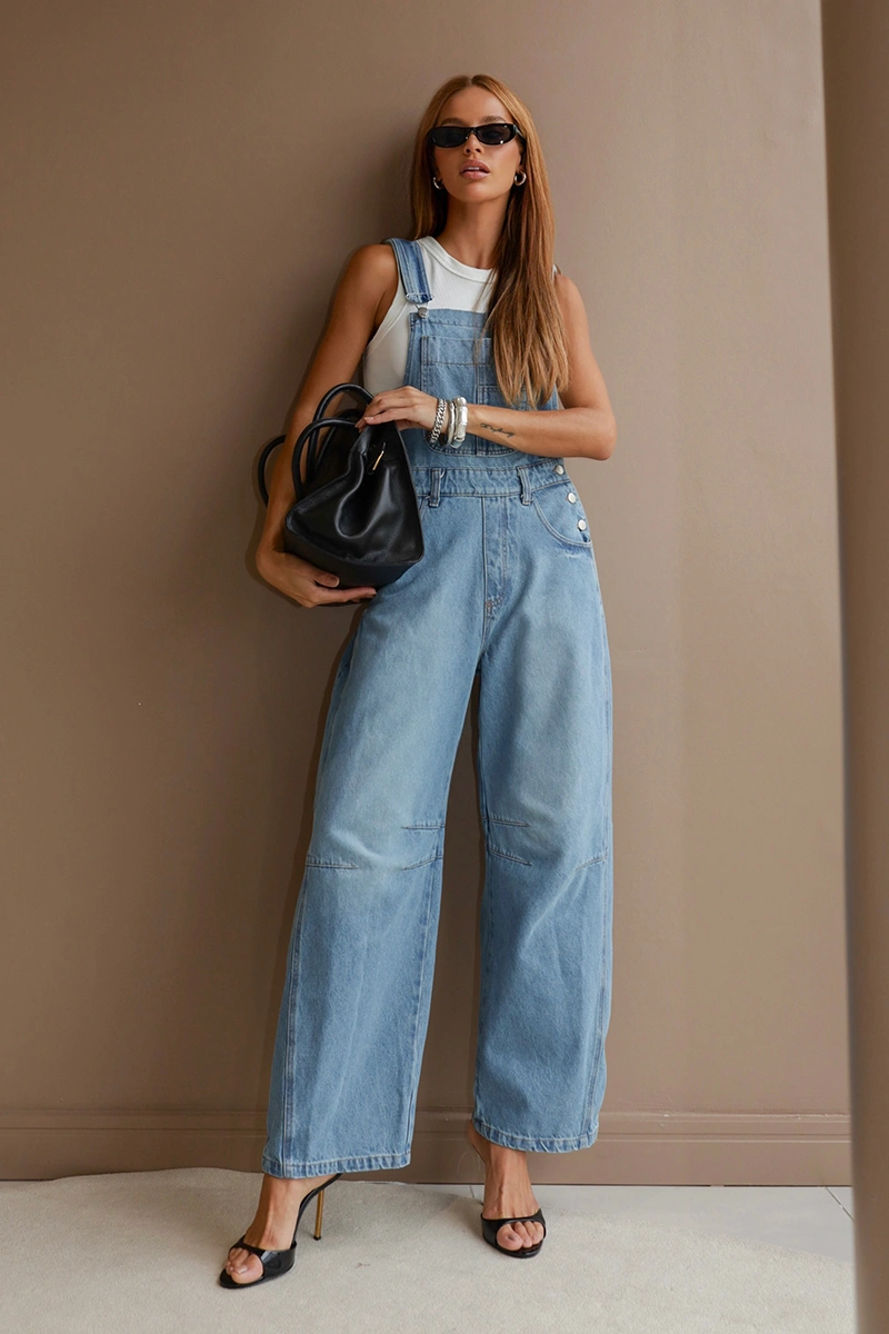 Dot Clothing - Jumpsuit Gardener Dot Clothing Jeans Ananda Azul - JE0031AZ