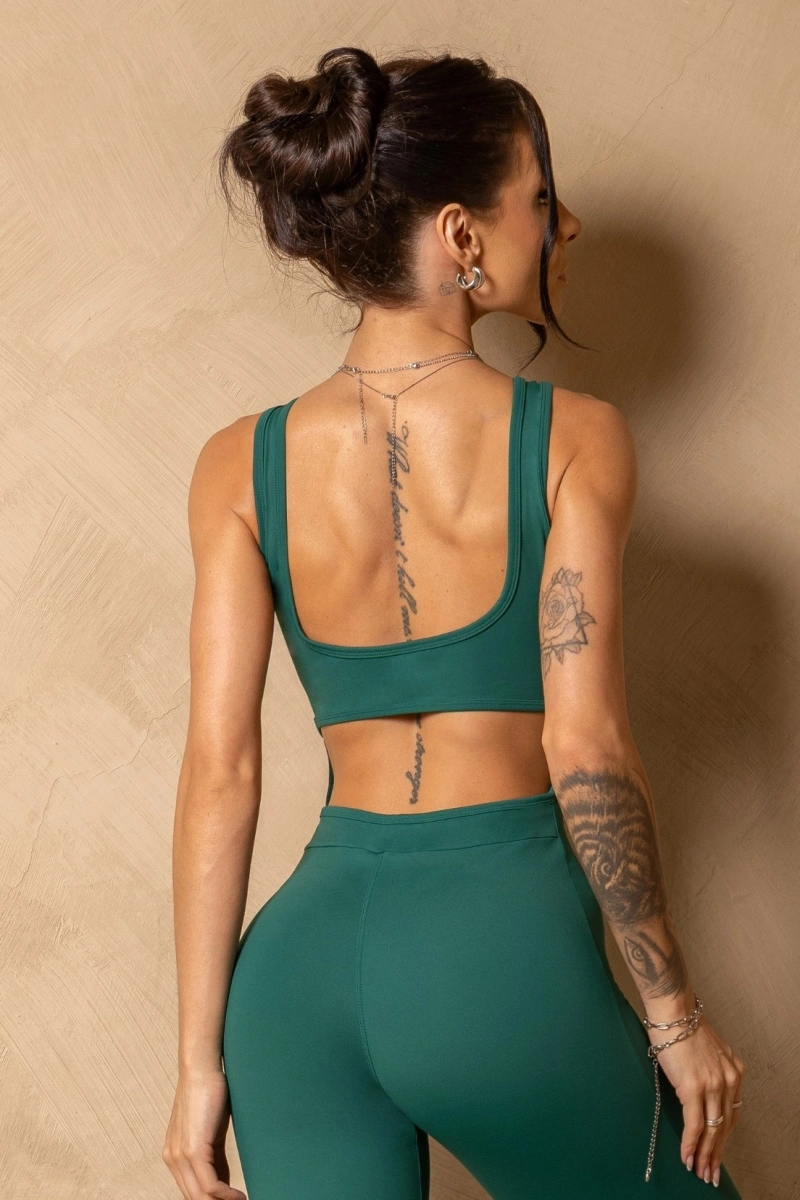 Hipkini - Jumpsuit Fitness In Motion Green flare - 33331693