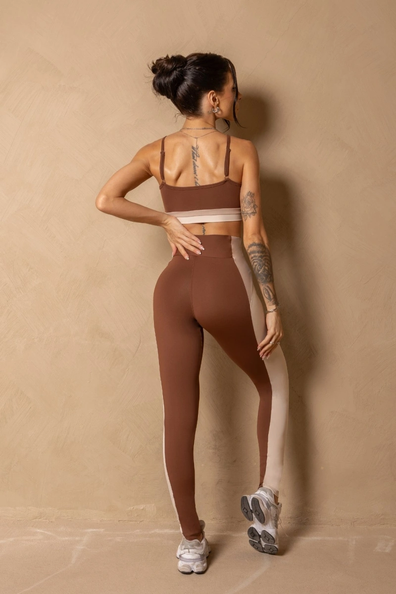 Hipkini - Fitness In Motion Cappuccino Legging with Silk - 33331676