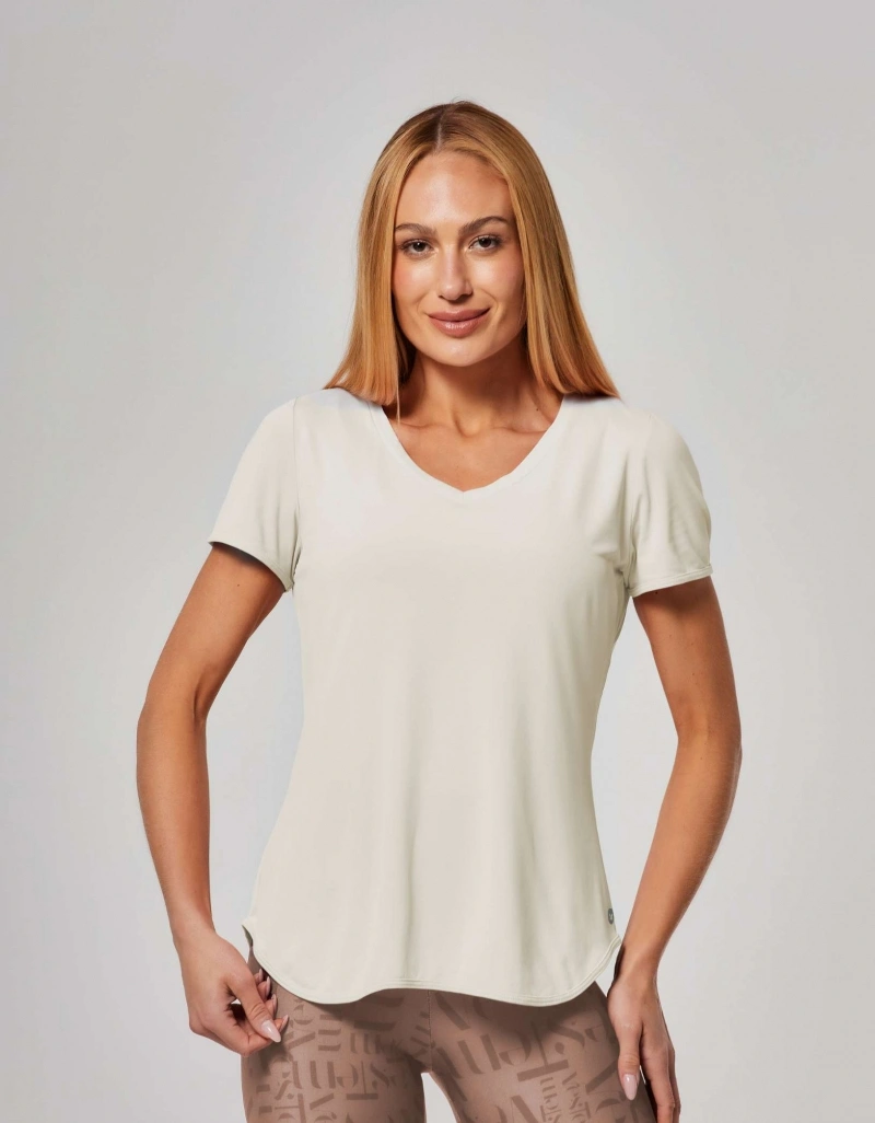 Vestem - Blusa Manga Curta Dry Fit Zadar Off White - BMC654.ESS.C0294