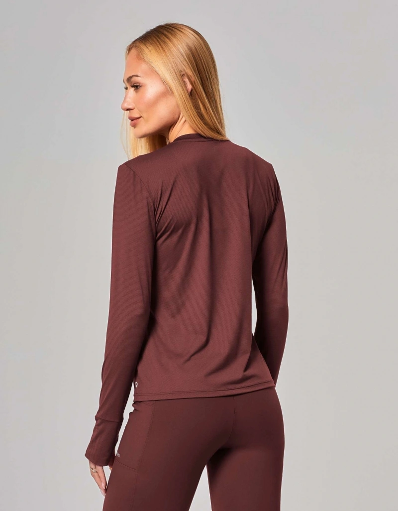 Vestem - Sense Long Sleeve Shirt, Brown Leather - BML504.ESS.C0711