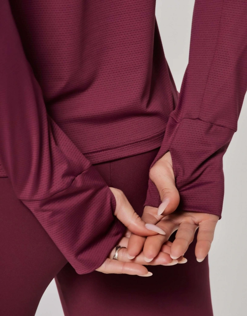 Vestem - Long Sleeve Shirt Sense Wine Red - BML504.ESS.C0667