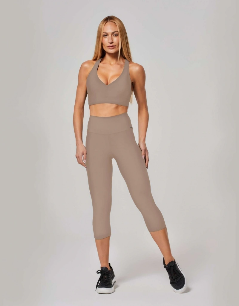 Vestem - Legging Corsario Shape Up Sense Bege Amêndoa - COR18.ESS.C0707