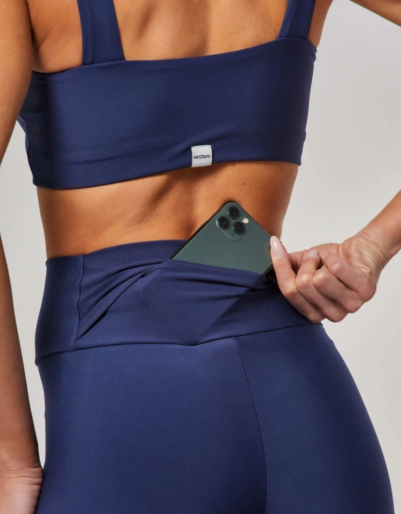 Vestem - Legging com Bolso e Silk Calm Marinho Escuridão - FS1559.ESS.C0173