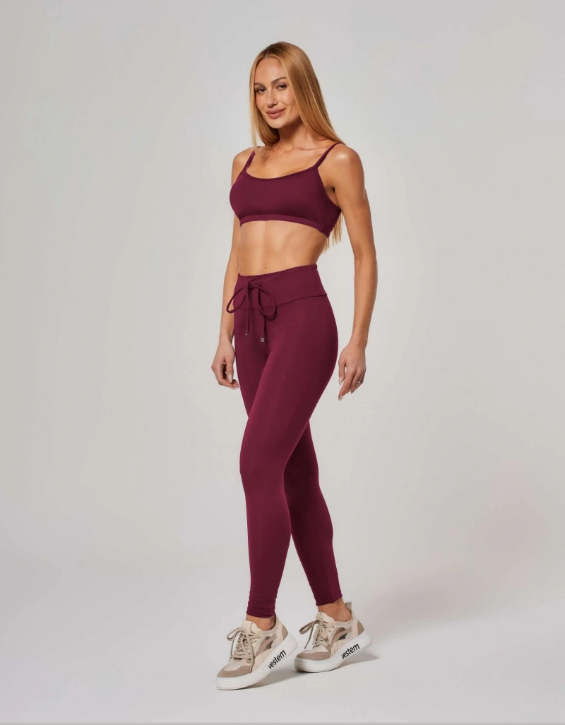Vestem - Invisible Push-Up Leggings Magic Red Wine - FS1581.ESS.C0667