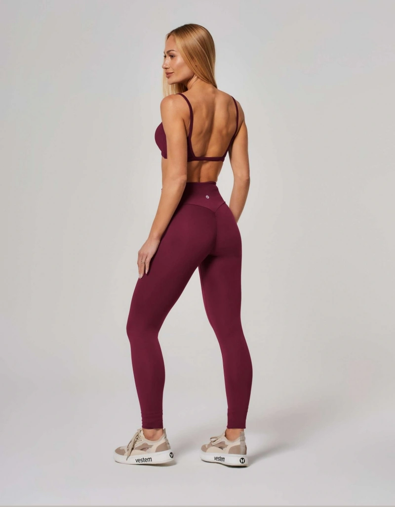 Vestem - Invisible Push-Up Leggings Magic Red Wine - FS1581.ESS.C0667