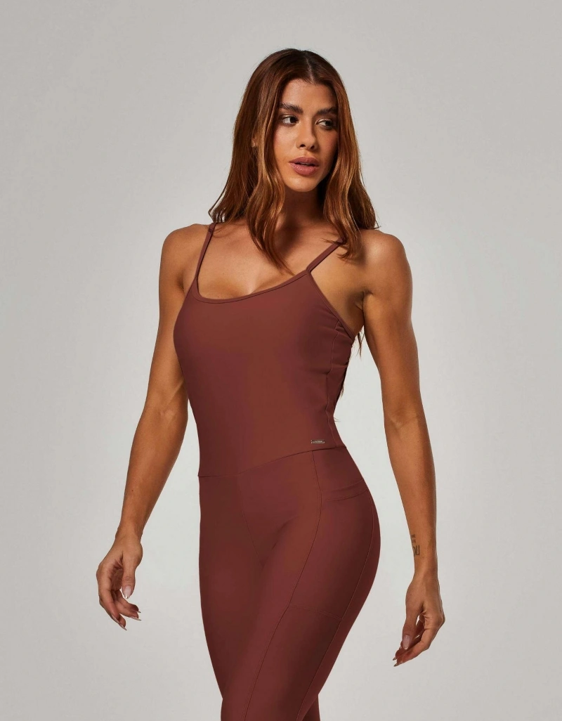 Vestem - Macacão com Bolsos Sense Marrom Espresso - MAC300.ESS.C0685