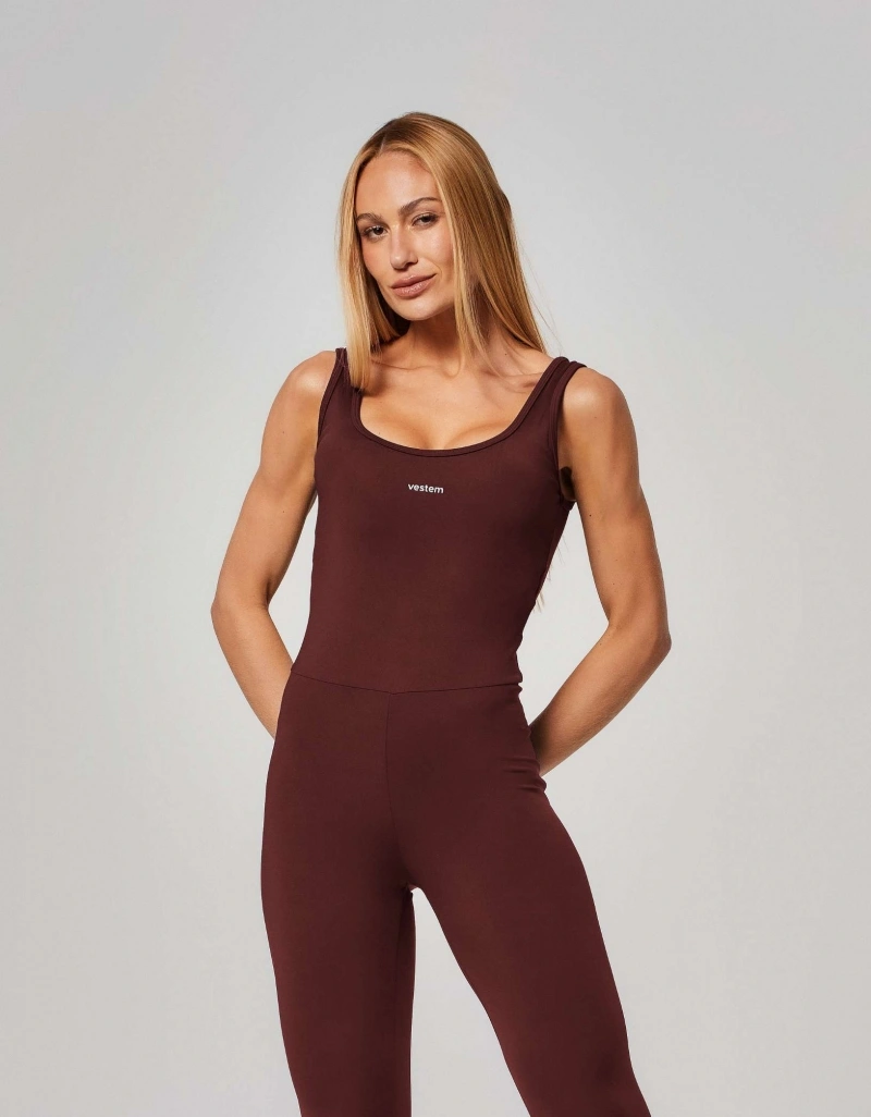 Vestem - Macacão Ana Marrom Couro - MAC307.ESS.C0711