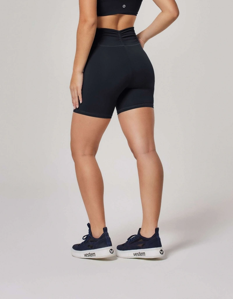 Vestem - Shorts Cós Frufru Preto - SH18.ESS.C0002