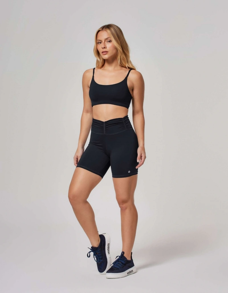 Vestem - Shorts Cós Frufru Preto - SH18.ESS.C0002