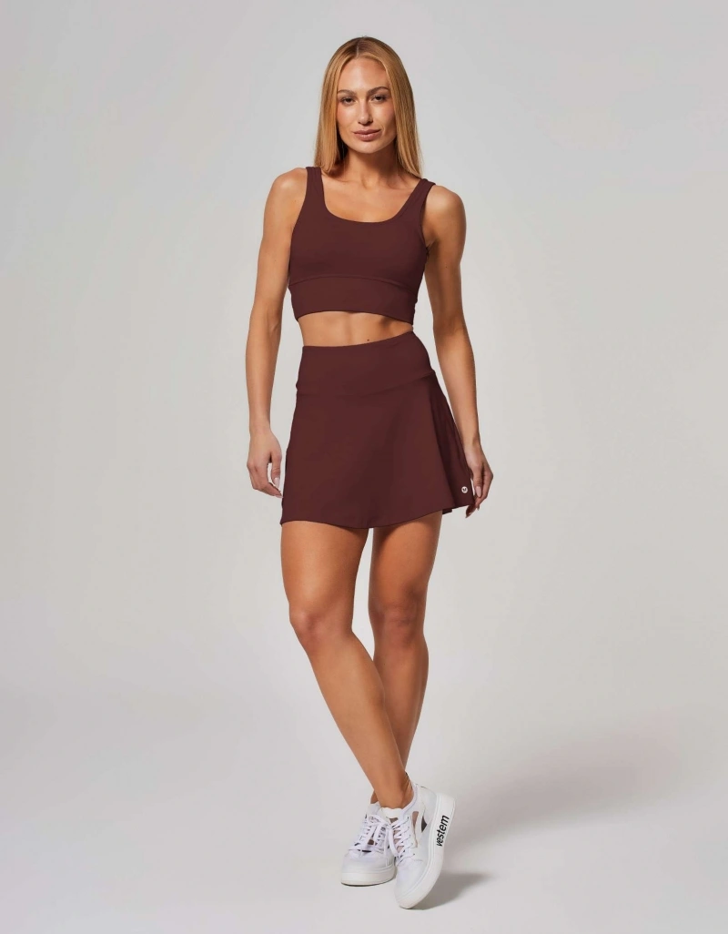 Vestem - Top Cropped Média Sustentação Margot Marrom Couro - TOP1034.ESS.C0711