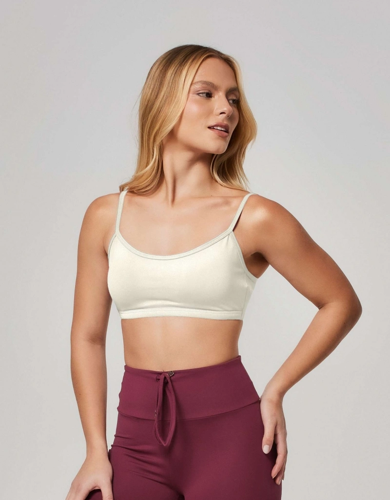 Vestem - Top Leve Sustentação Jenny Off White - TOP1240.ESS.C0294