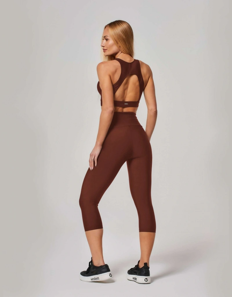 Vestem - Top Alta Sustentação Carioca Marrom Espresso - TOP1293.ESS.C0685