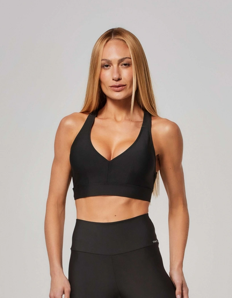 Vestem - Top Alta Sustentação Carioca Preto - TOP1293.ESS.C0002