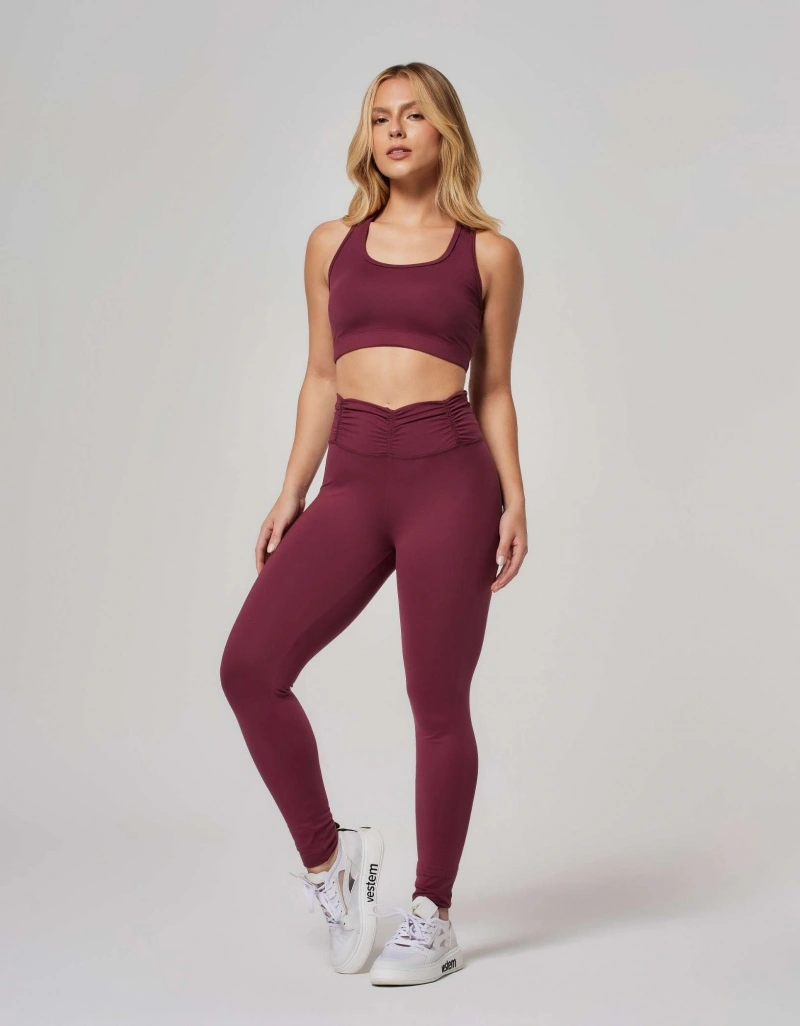 Vestem - Top Alta Sustentação Sedução Vermelho Wine - TOP61.ESS.C0667