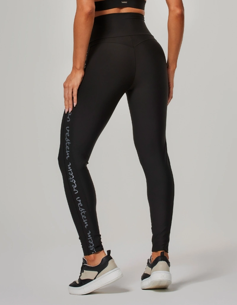 Vestem - Legging Shape Up com Silk Nix Preto - FS1590.O26.C0002