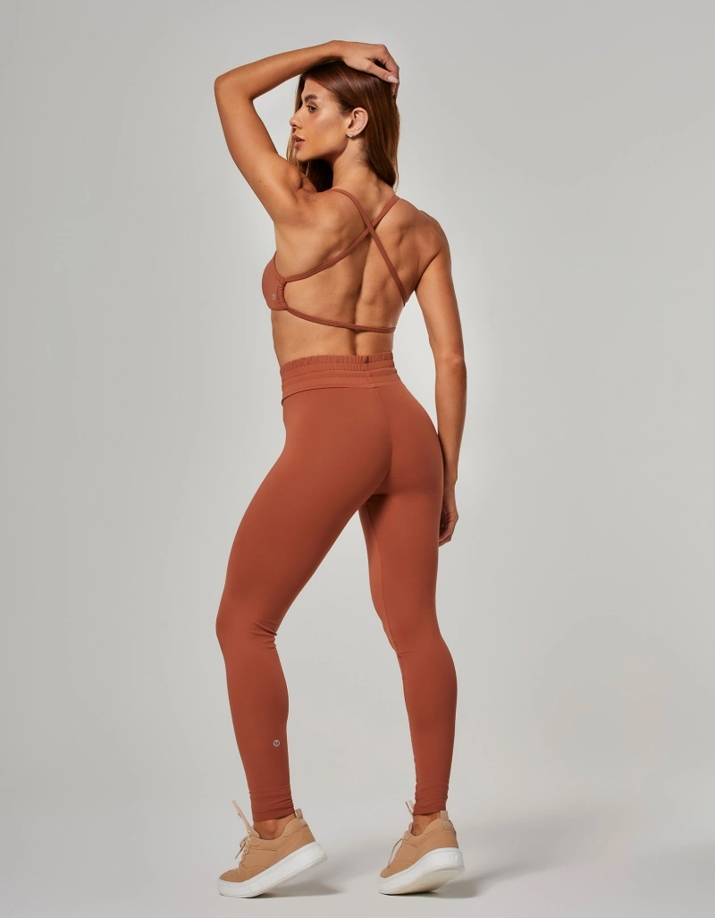 Vestem - Zara Cocoa Brown Invisible Push-Up Leggings - FS1613.O26.C0703
